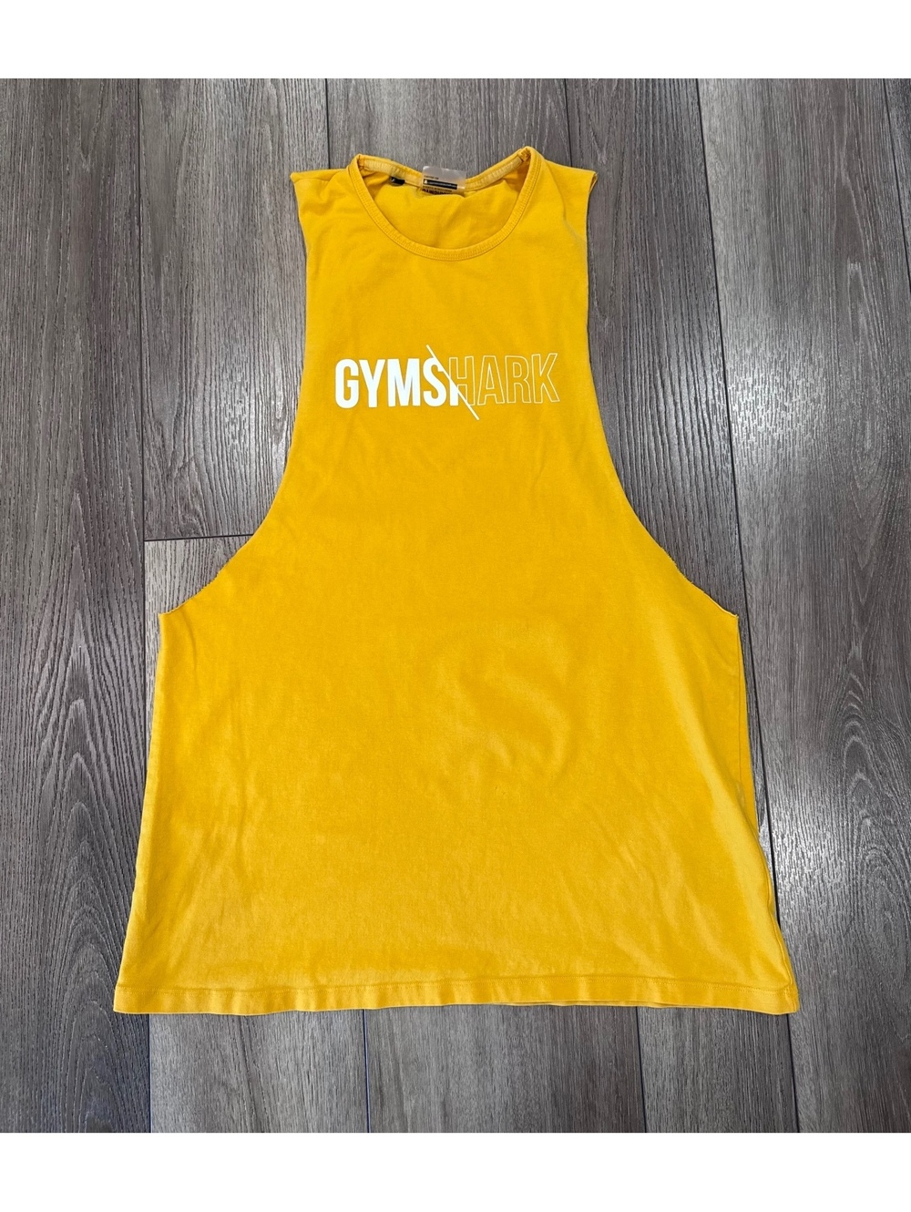 Gymshark Mustard Yellow Sleeveless Workout Tank Top
